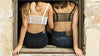 Caged Back Crop Top